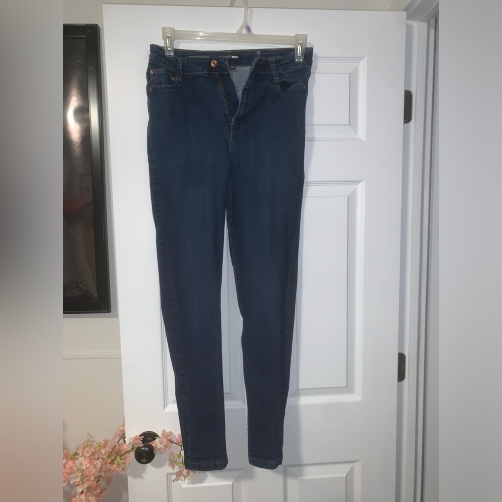 Fashion Nova Dark Blue Skinny Jeans